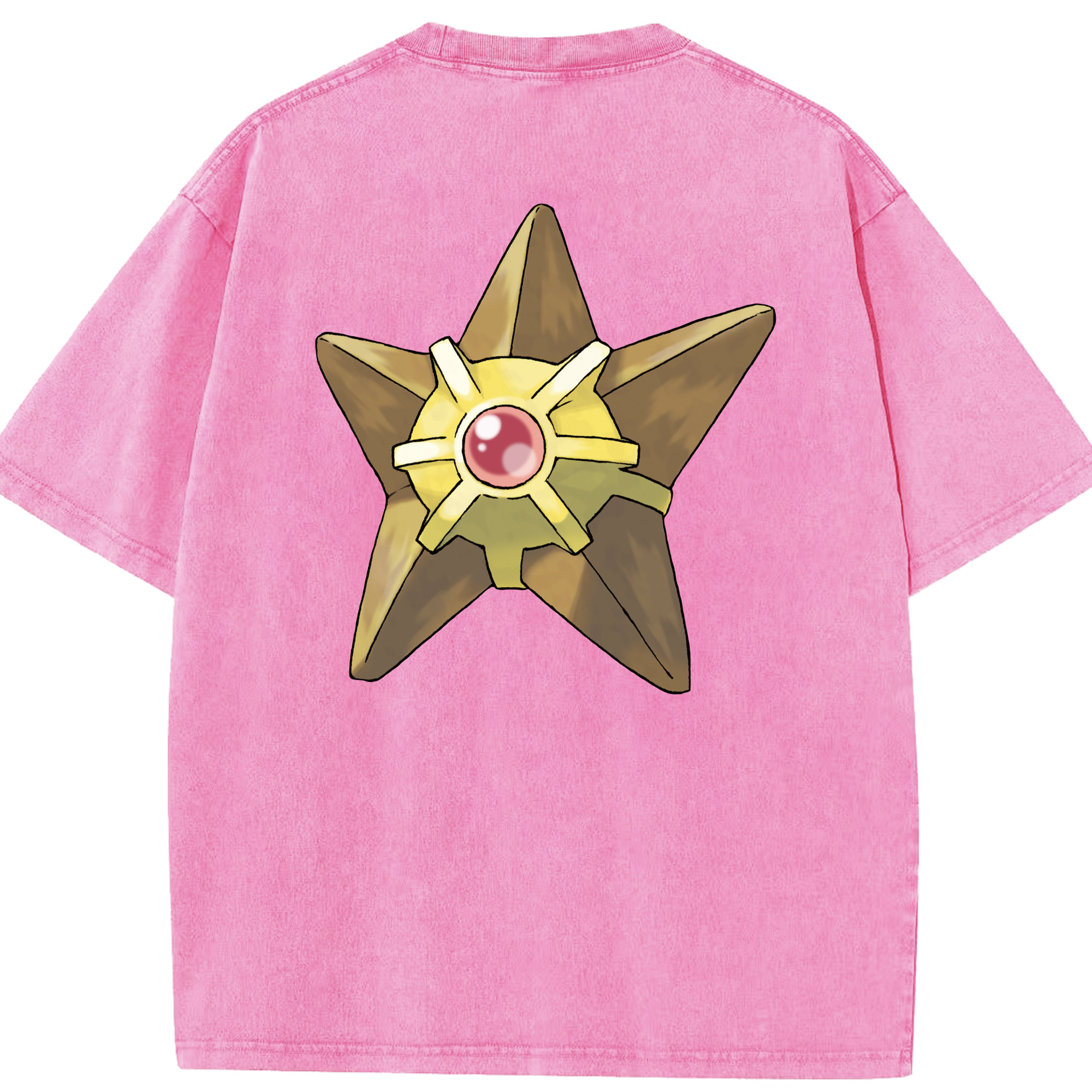 （画像用） ポケットモンスター Pokémon 綿100% ヴィンテージ風 半袖Tシャツ（背面プリント）